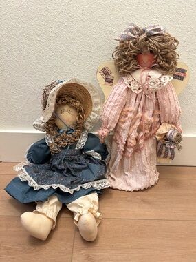 Vintage 1990s Cottage Core Dolls
